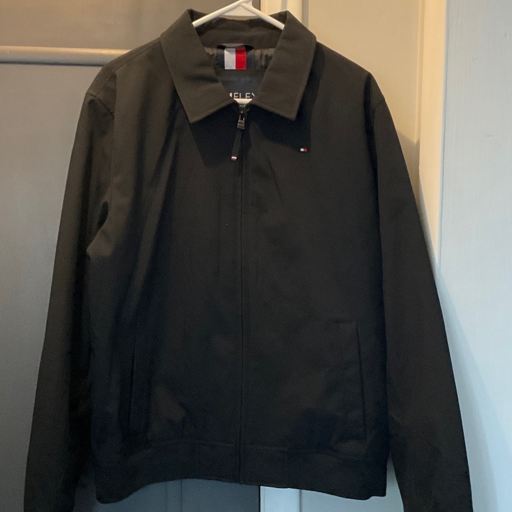 Tommy Hilfiger Black Lightweight Zip Jacket